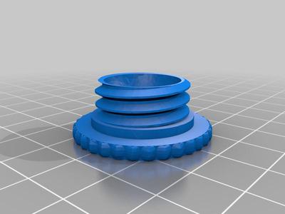 Base with hole for countersunk screw 4.5mm in the middle