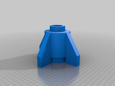 Giant Lego Style Rocket 