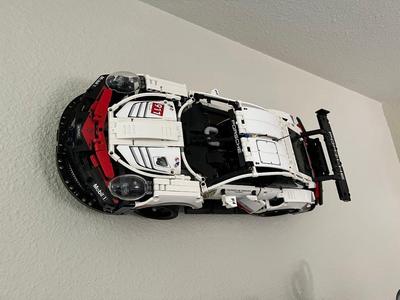 Lego Porsche 911 RSR 42096 Horizontal Wall Mount