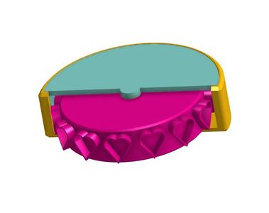 Empanada pattern stamper/marcador roller