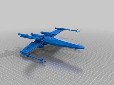 X-wing ready to print (uploaded by Tse_Tso June 10, 2020)