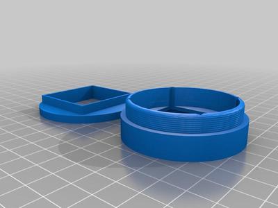 Seestar S50 Diffraction Grating Holder for 38x36mm grating film