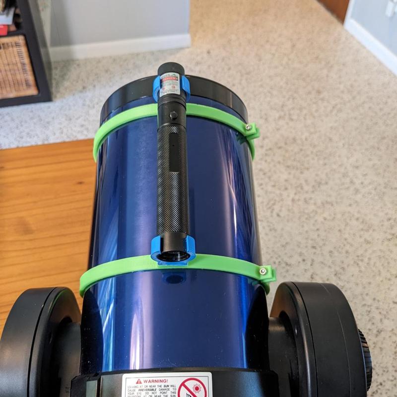 Telescope OTA Ring for mounting detachable laser pointer aiming aid (ETX-125 or others)