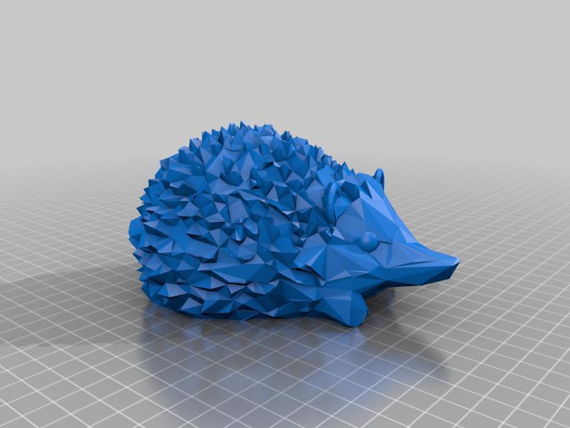 Hedgehog low poly