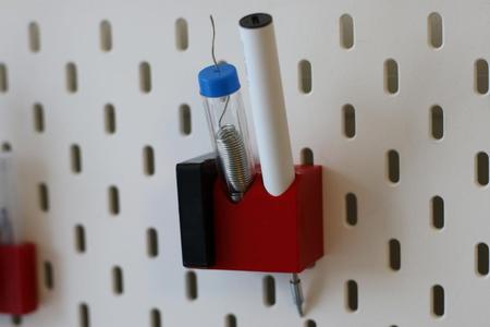 USB Soldering iron holder for Skadis board