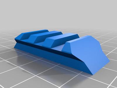 Slanted 3 Slot Pic Rail
