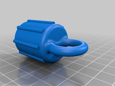 Telescoping pole adapter for removing magnetic cup hooks