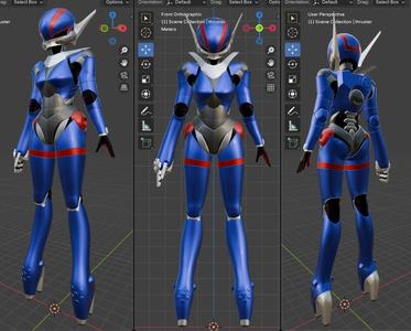 Priss Hardsuit from Bubblegum Crisis