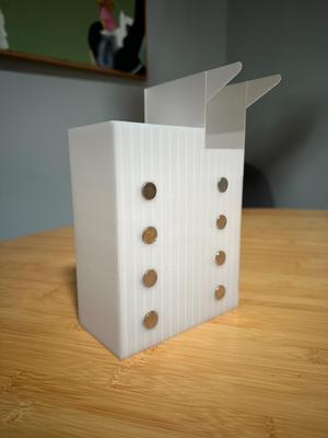 Poop Chute Magnetic for X1C (V3 Precision remix)