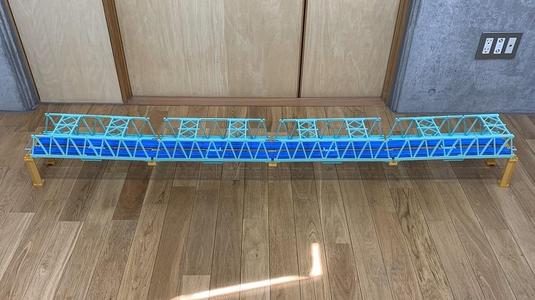 長い橋 Long bridge for PlaRail