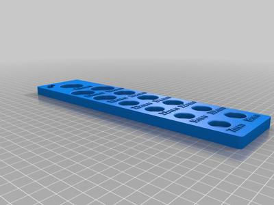 3/8 inch Drive Impact Grade Socket holder 7-19mm