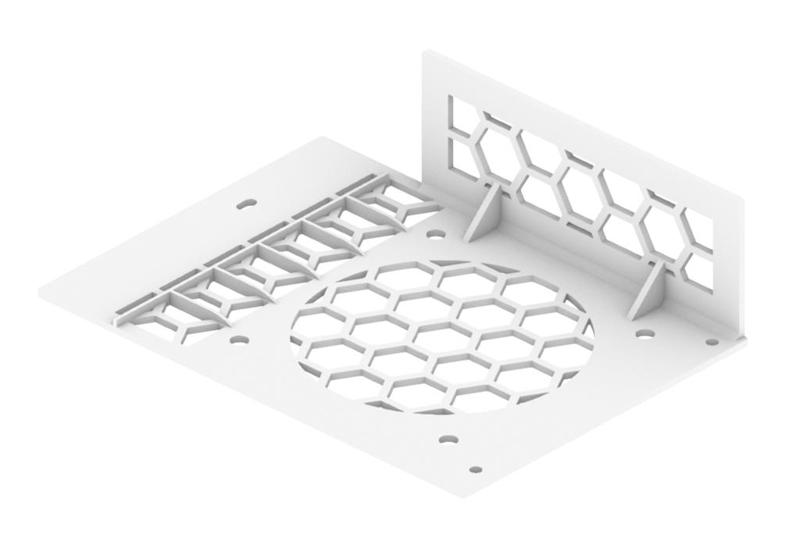 ender 3 v2 motherboard cover for 80mm fan