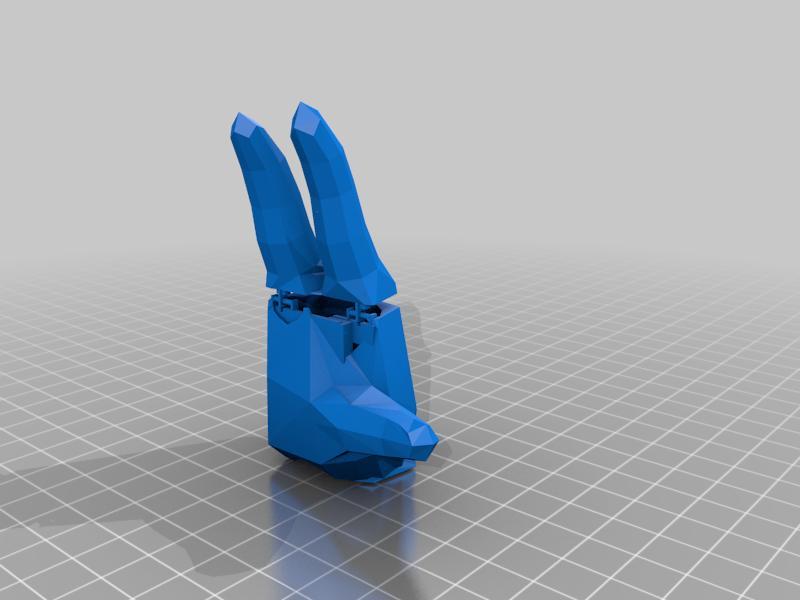 Articulated gorilla tag glove hand