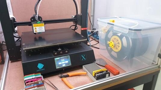 Drybox (remix) Ikea 10.6l with M10 pushfittings and hygrometer