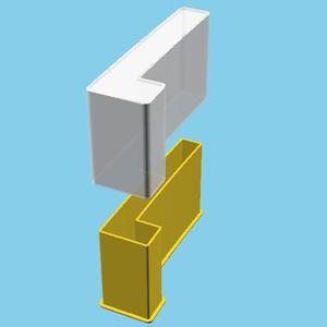 LATIN SMALL LETTER L, nestable box (v1)