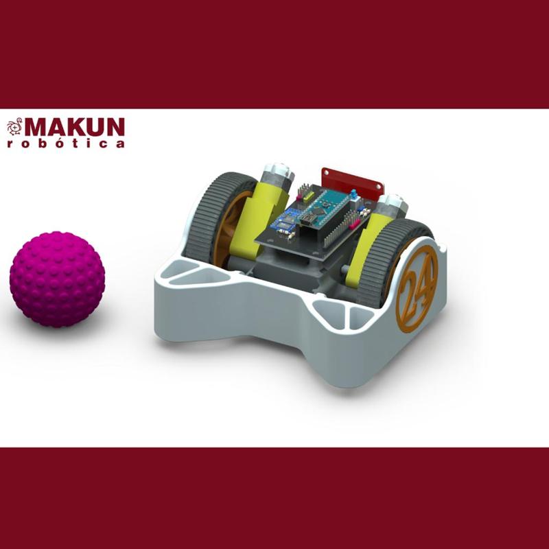 MAKUN - Kit de Robótica (Fútbol, laberinto, camino, línea, despejar, etcétera)