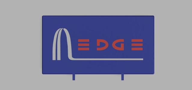 EDGE tyre sign - Thorpe Park