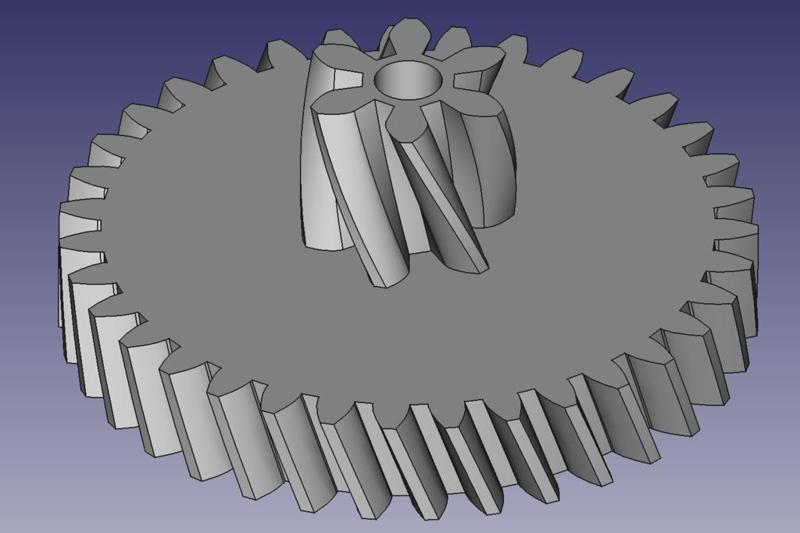 X-acto 195xx Pencil Sharpener Final Stage Helical Compound Gear 35T 6T