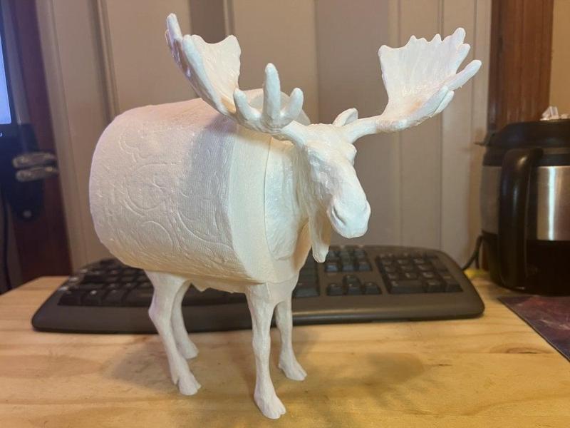 Toilet Roll Moose