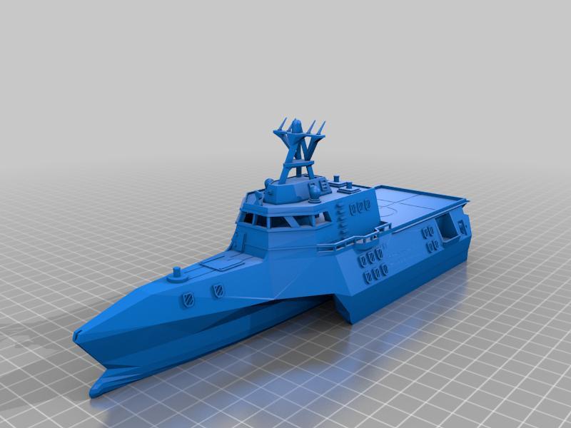 LCS - A Littoral Combat Ship Bath Boat