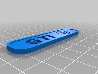 GTI Keychain