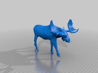 Moose - on Montana state base