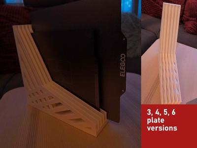 Universal Build Plate Holder (3-6 plates)