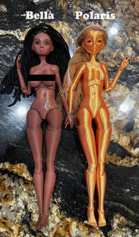 Bella, a "thicker" 1/3 scale BJD (Ball Joint Doll)