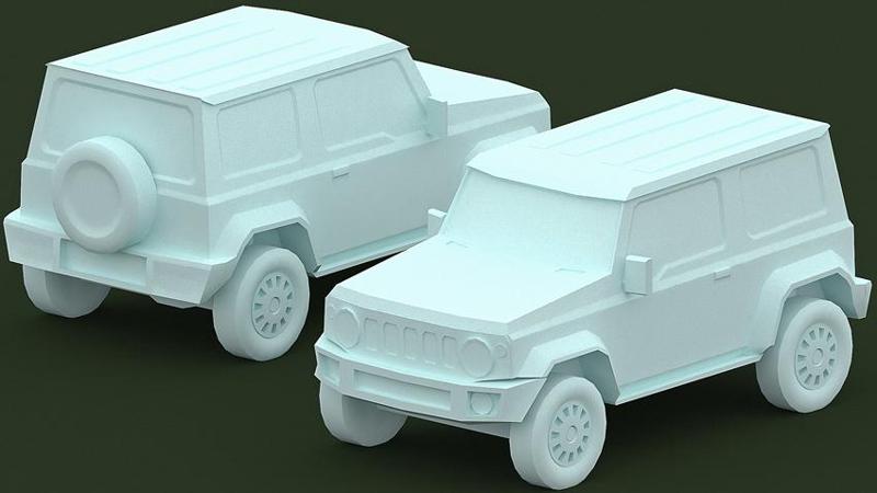 Suzuki Jimny SZ5 (Low Poly).