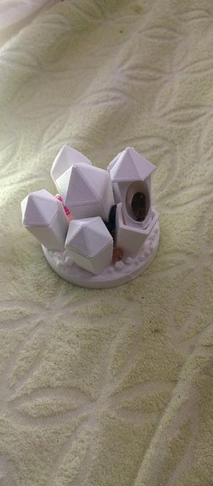 CRYSTAL SHAPED BOX ORGANIZER FOR CRYSTALS