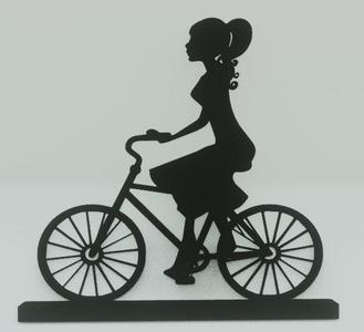 cycling lady