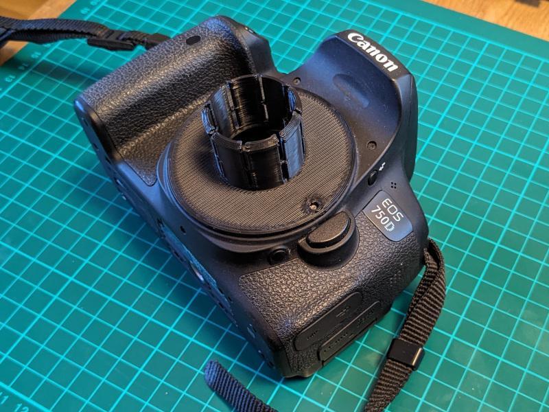 Canon eos eyepiece adapter