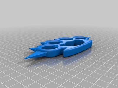 Knuckle Duster with spikes 