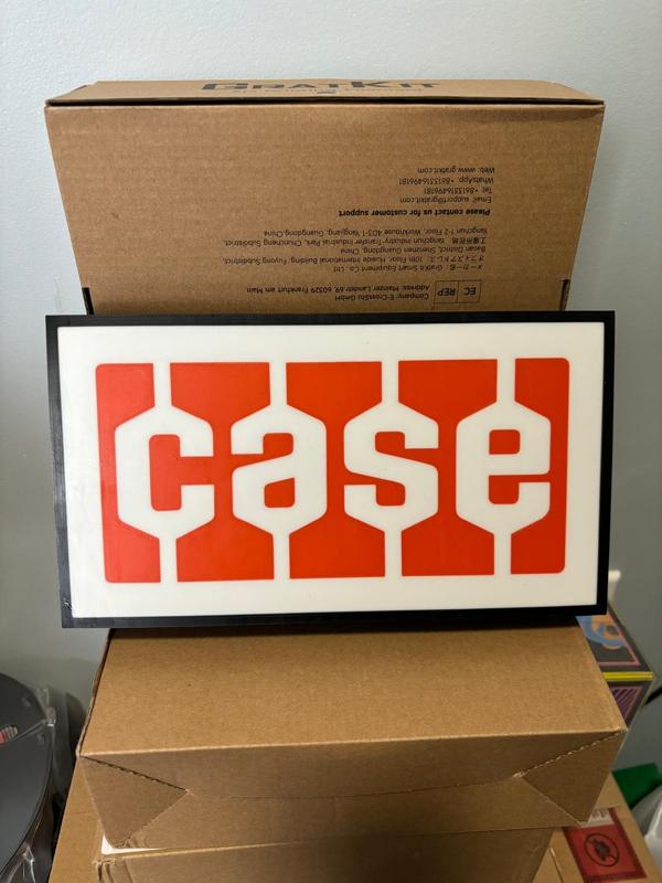 Case Retro Logo Light Box