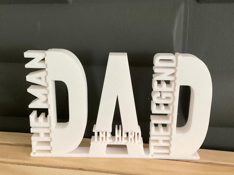 DAD - The Men, The Hero, The Legend - Deco