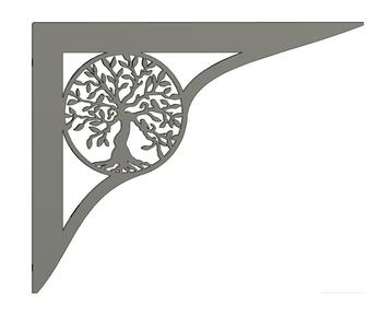 Tree of life shelf bracket