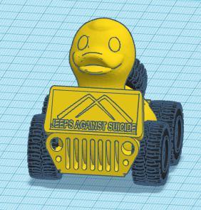 Jeeps Against Suicide Duck Bank