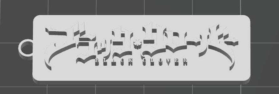 Black Clover keychain