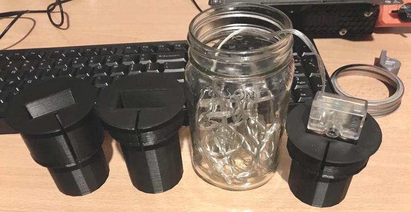 fairy / firefly jar battery holder