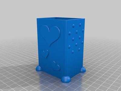 Juice Box with Hearts