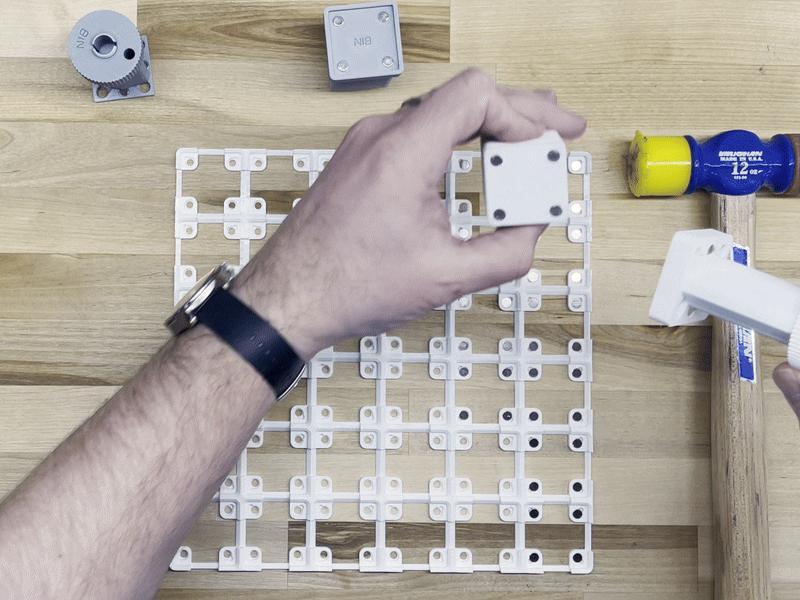 Gridfinity Magnet Installer - Press Fit - No Glue 