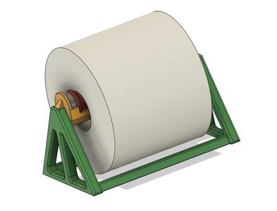 Roller for a roll of 4"x6" Shipping Labels