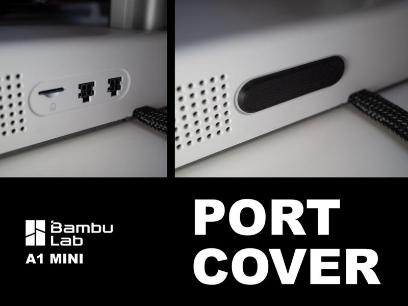 All Port cover for A1 mini - Dust cover Ports & SD