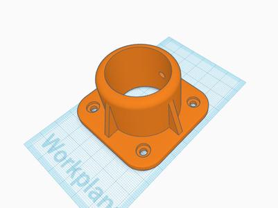 Bird Buddy 1-3/8" Galvanized Fence Post Mount