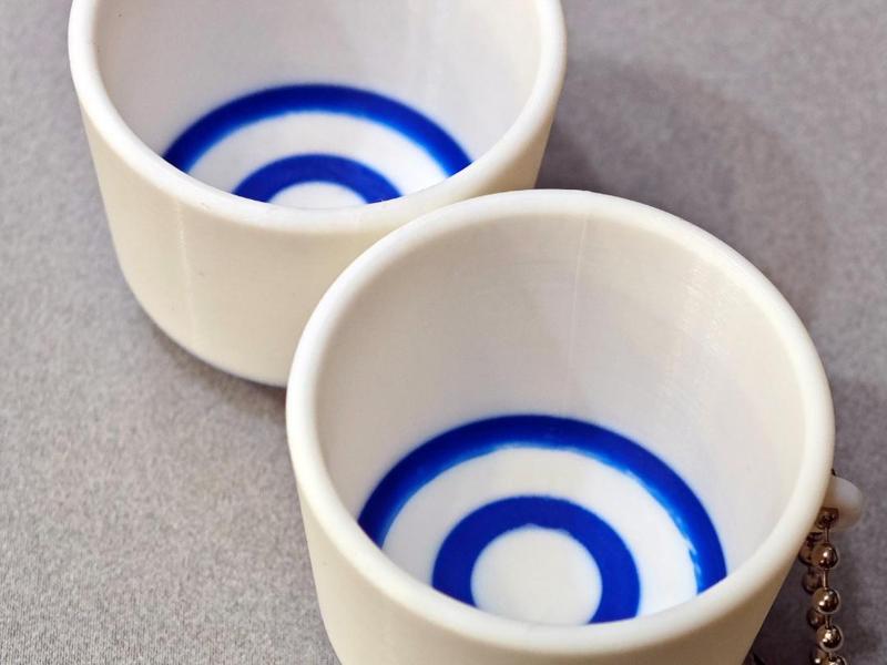 sake cup "Ochoco" japanese sake key chain key ring