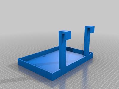 Shower shampoo holder (Glass-hanging) 21x15x12mm