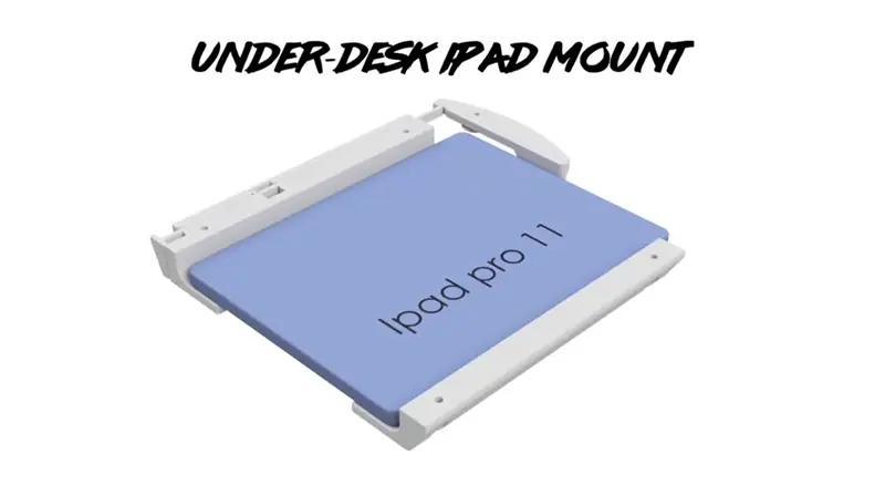 Under-desk Ipad mount 2.0