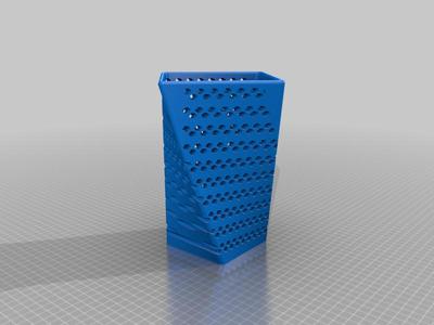Vase (futuristic with hexagons)