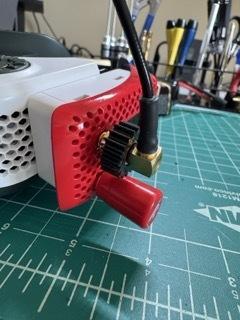 Knob for knurled SMA Antenna connectors.