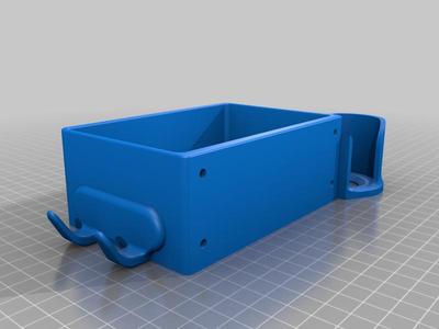 shower rail caddy with extras